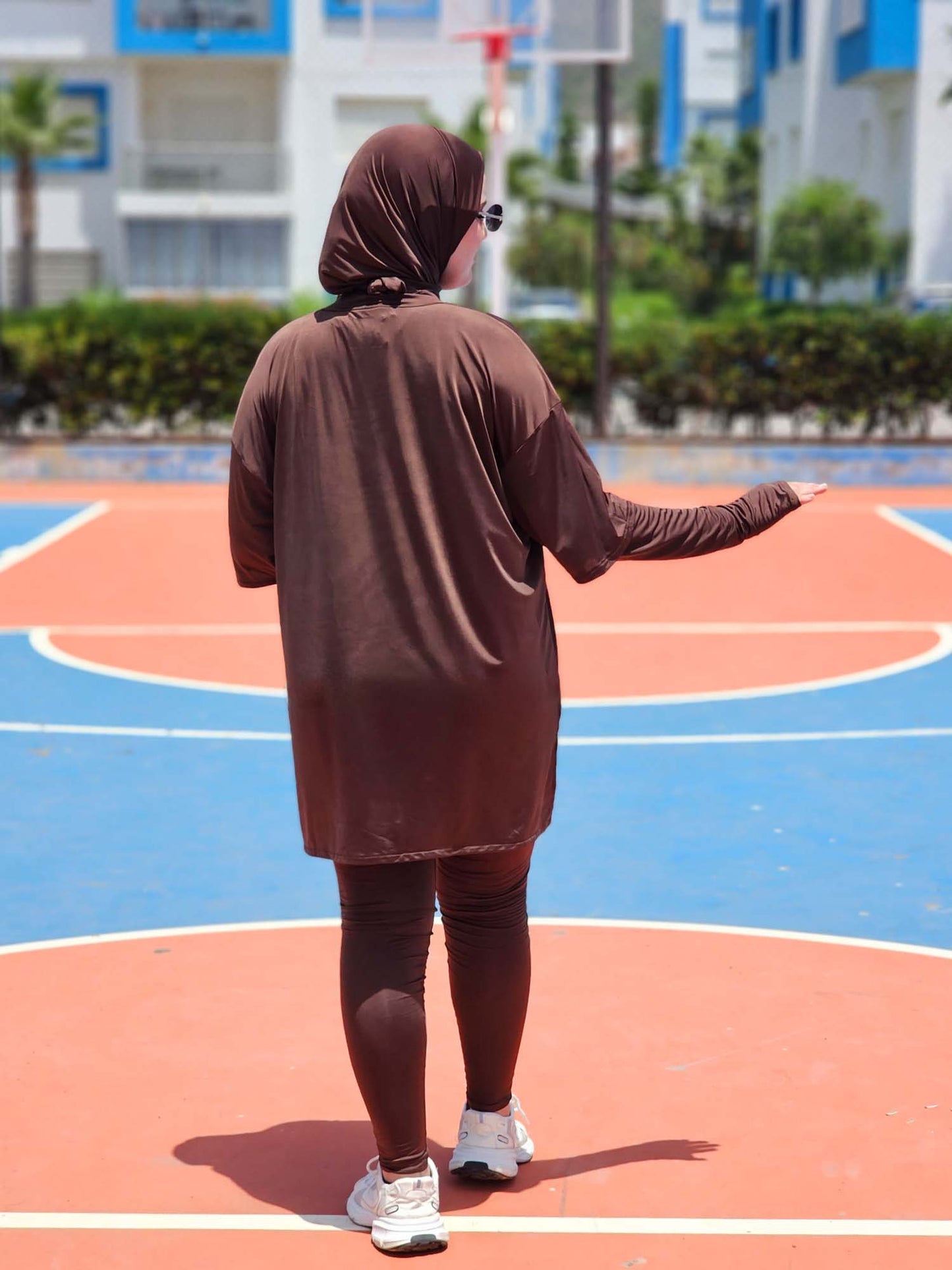 SET SPORT COUVRANT — Marron