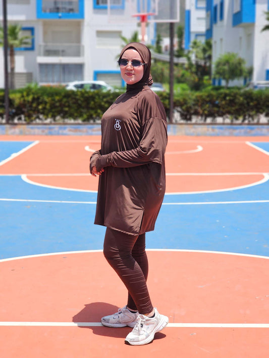 SET SPORT COUVRANT — Marron