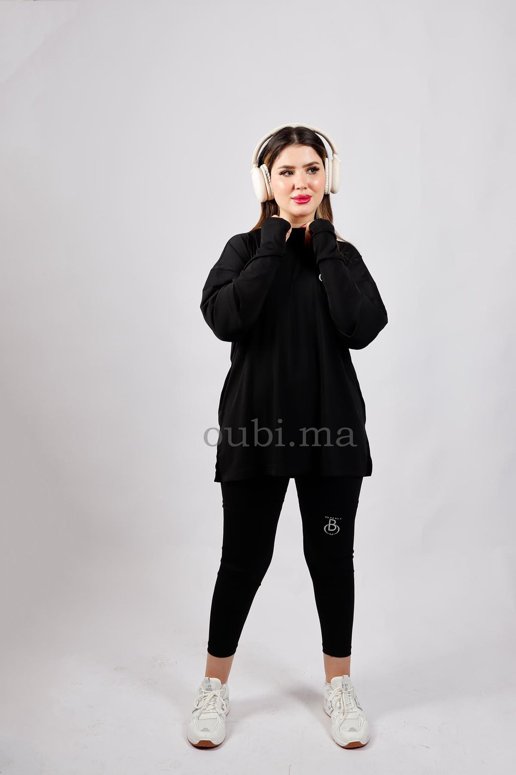 ENSEMBLE - Tshirt et Legging (NOIR)