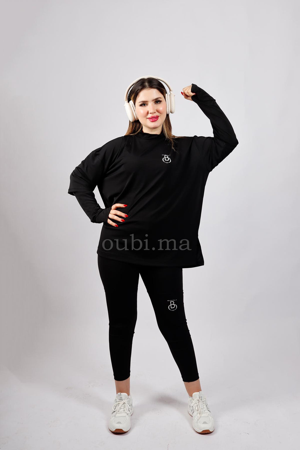 ENSEMBLE - Tshirt et Legging (NOIR)