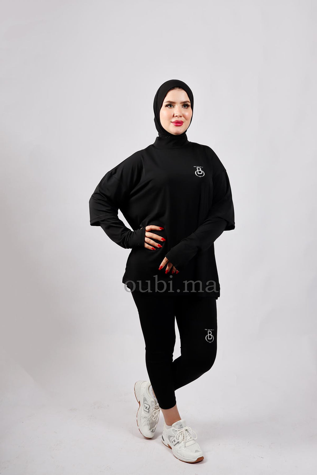 ENSEMBLE - Tshirt et Legging (NOIR)
