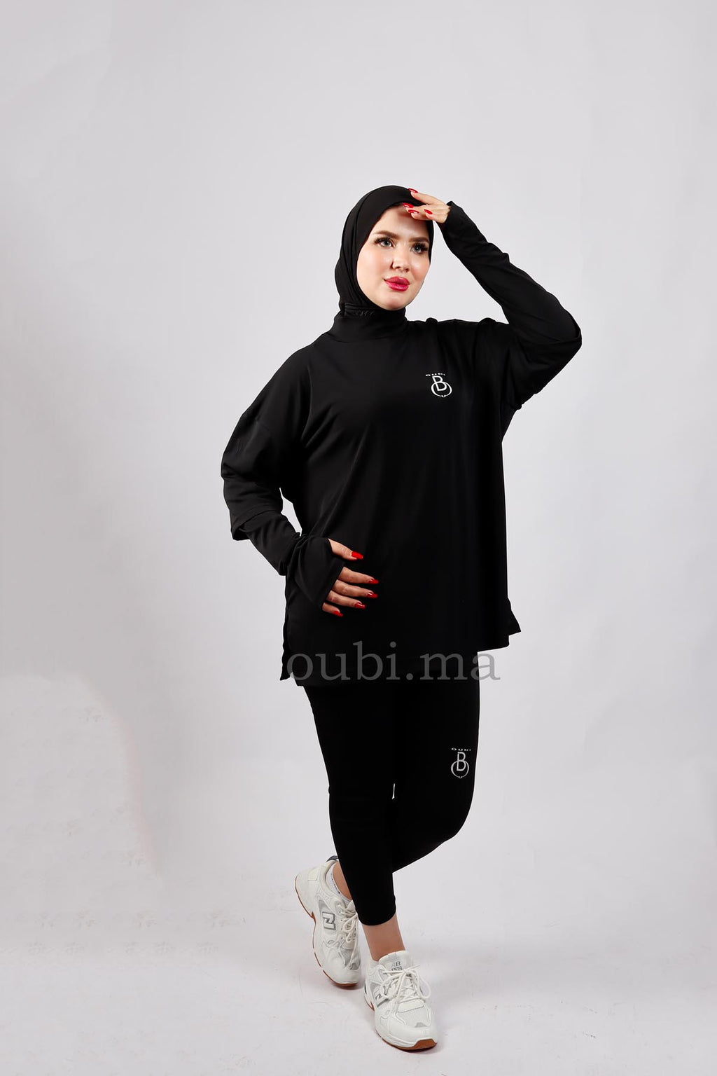 ENSEMBLE - Tshirt et Legging (NOIR)