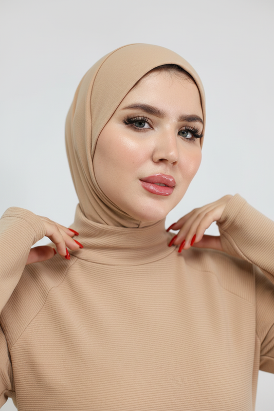 Hijab sport beige - Oubi